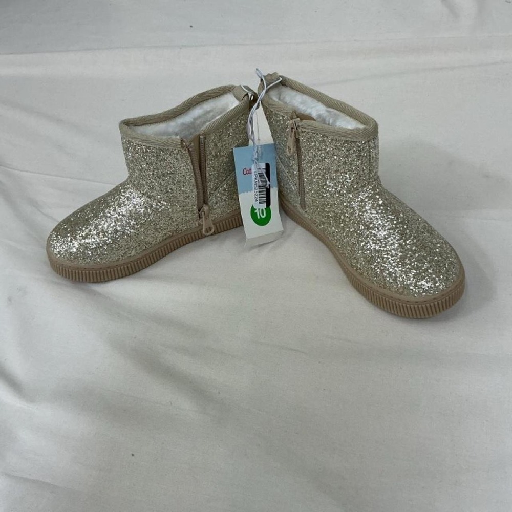 Cat & Jack Glitter Boots – Kids Size 10 – NWT ✨🤍